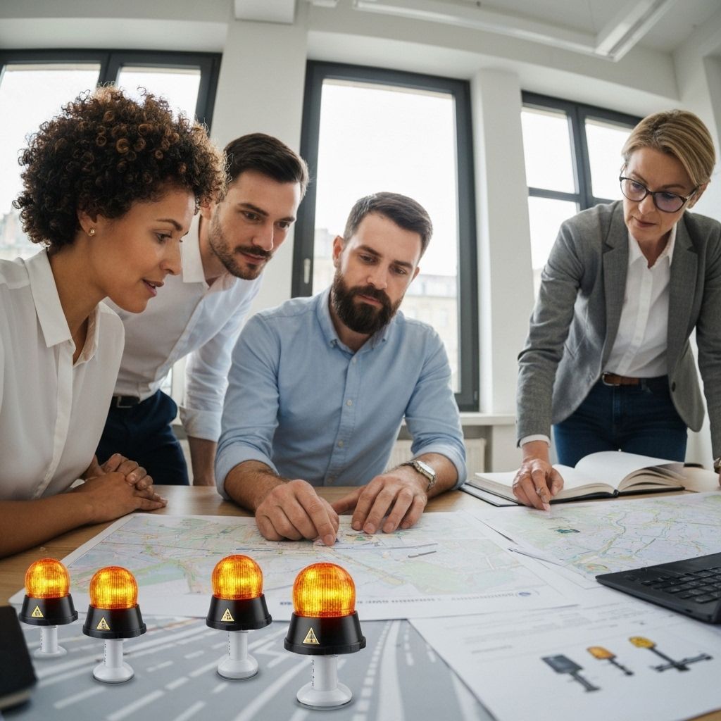 Professionelles Team bei der Verkehrsplanung